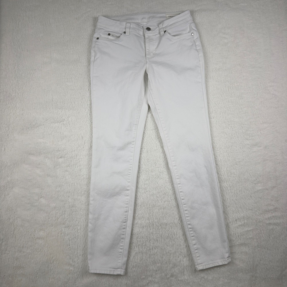 Vince Camuto White Skinny Jeans Womens Size 27/4 Stretch Denim Pants
